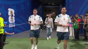 Paredes y De Paul ya pisaron el campo de juego del estadio de Atlanta Y vos, ¿ya tenes lista tu cábala?