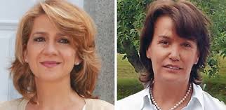 À esq., foto da infanta Cristina, filha mais nova do rei Juan Carlos, quando ela tinha 47 anos. À dir., Ingrid Sartiau, quando tinha a mesma idade - 9jun2014---a-esq-uma-foto-da-infanta-cristina-quando-ela-tinha-47-anos-a-dir-ingrid-sartiau-quando-tinha-a-mesma-idade-ela-alega-ser-filha-do-rei-juan-carlos-i-1402345932821_615x300