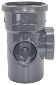 FloPlast 110mm Anthracite Grey Soil Access Pipe | Wickes.co.uk