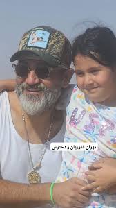 عکس/قاب پدر دختری بامزه از بهروز سریال زیر آسمان شهر