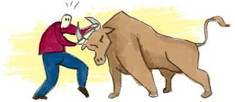 Image result for take the bull by the horns