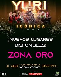 Yuri llega mañana a la Ciudad, adquiere nuevos lugares en Zona Oro