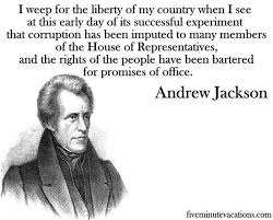 President Andrew Jackson Quotes. QuotesGram via Relatably.com