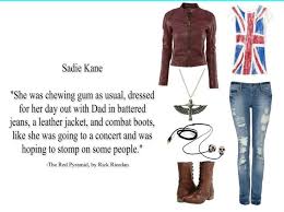 Sadie Kane&#39;s first outfit in The Red Pyramid by Rick Riordan ... via Relatably.com