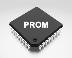 Gambar Programmable Read Only Memory (PROM) chip