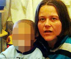 Marla Everett who has been jailed for a year after her three young sons were found living among rotting food, flies, faeces, beer cans and cigarette ends in ... - article-2557675-1B6AF96600000578-734_634x530