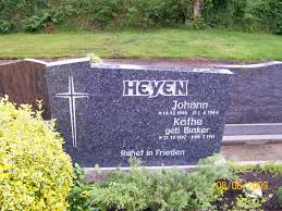 Grab von Johann Heyen (14.12.1906-01.04.1944), Friedhof Wiesede - wx077