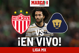 Necaxa vs Pumas UNAM EN VIVO Online. Juego Rayos hoy - Liga MX 2024