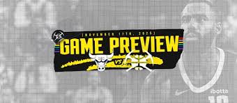 Nuggets host Bulls on Monday