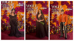 Vogue celebra el Día de Muertos con una alfombra roja de glamour, flores y moda mexicana