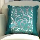 Teal cushion covers