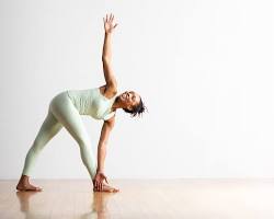 Image of Trikonasana (Triangle Pose) yoga asana