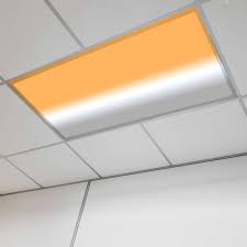1 Pcs Gradient Orange Fluorescent Light Covers and White ...