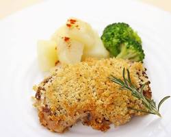 鶏の香草パン粉焼きの画像