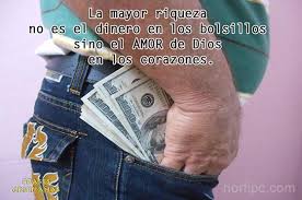 Resultado de imagen de confiar en Dios no en el dinero