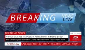 [09-24-2025] Vehicle Crashes Into Motel in Pismo Beach