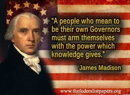 James Madison Quotes. QuotesGram via Relatably.com