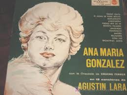 ANA MARIA GONZALEZ-12 CANCIONES DE AGUSTIN LARA CON LA ORQUESTA CHUCHO FERRER ORIGINAL 1965 RCA-VICTOR-EDI. ESPAÑOLA EN PERFECTO ESTADO, VER CANCIONES EN ... - 10904499