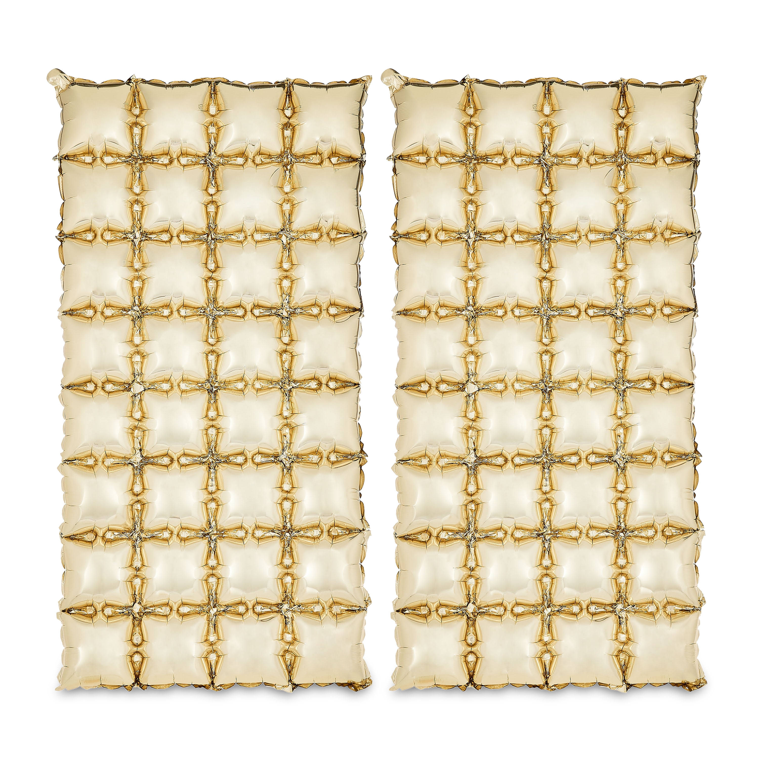 Gold Foil Air-Filled Balloon Backdrops 27" x 55