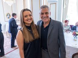 Edinburgh mum gifts George Clooney Scotland strip during 'dream' lunch