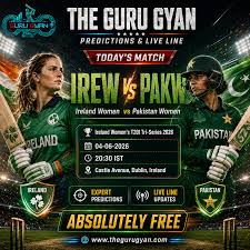 Ireland Women vs Pakistan Women T20 Today at Castle Avenue, Dublin, Ireland stadium