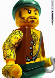 Edited by Frank Brick Wright, 29 August 2012 - 08:35 AM. A ship is floating in the harbour now,. The wind is hovering o&#39;er the mountain&#39;s brow; - minifig-tats-4