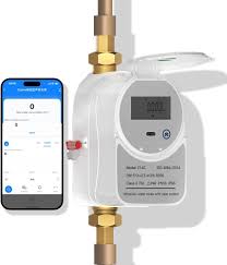 Zigbee Smart Water Meter with Shutoff Valve & LCD Display ...