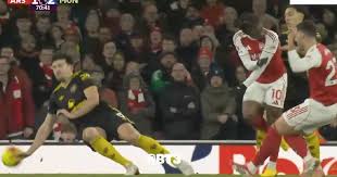 Robbery! Arsenal denied clear penalty for Maguire handball after bizarre VAR verdict
