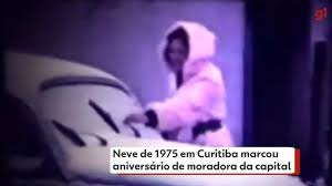 Curitiba Branca! Relembre a Neve Histórica de 1975 e o Que Diz o Simepar