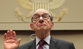 Former Federal Reserve chairman Alan Greenspan testifying before the US Financial Crisis Inquiry Commission in 2010. Photograph: J Scott Applewhite/AP - Alan-Greenspan-008