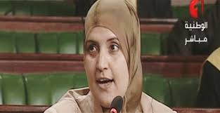 Mouna Ben Nasr n&#39;a pas respecté la décision de retrait de l&#39;Assemblée constituante que notre parti a prise le lendemain de l&#39;assassinat politique de Mohamed ... - mouna-nasr-070313-1