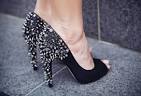 Sam edelman black spiked pump on Poshmark