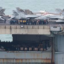 After 286 days at sea, US aircraft carrier visits Thailand for 'well-deserved' R&R