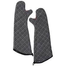 San Jamar Bestguard® Tan Cotton Conventional Oven Mitt - 24"L