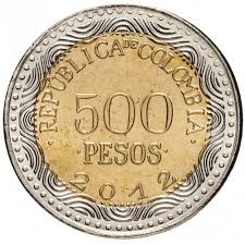500 pesos 2012 - 2025, Colombia - uCoin.net