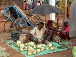 Image result for image indian market adivasi