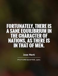 Fortunately, there is a sane equilibrium in the character of... via Relatably.com