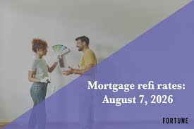 Current refi mortgage rates report for Aug. 7, 2026