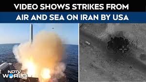 Video | US Defense Dept. Video Shows Strikes From Air And Sea On Iran