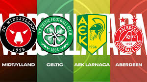 Celtic versus Midtjylland in Europa League match