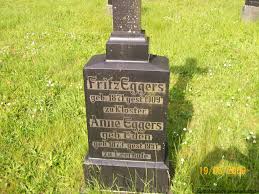 Grab von Anne Eggers (geb. Eden) (1873-1951), Friedhof Leerhafe
