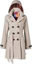 Women s Trench Coat with hood HappyRainyDays