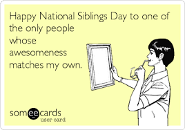 National Siblings Day Quotes Sayings Images Whatsapp FB DP Status 2015 via Relatably.com