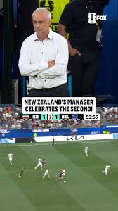 New Zealand's manager was hyped once again for the squad's 2nd goal of the match 🔥