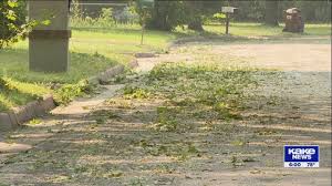Large hail damages homes and cars in Wichita