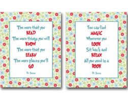 Reading Dr Seuss Quotes Posters. QuotesGram via Relatably.com