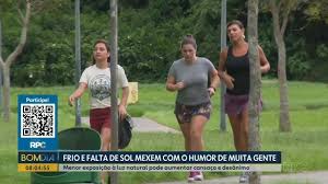 Frio e falta de sol mexem com o humor dos moradores de Curitiba