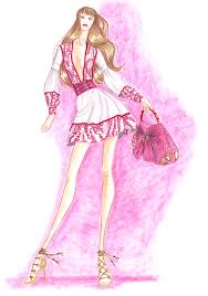 Image result for simple dress fashion design sketch