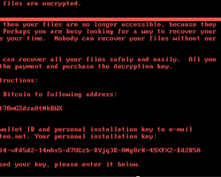 Gambar NotPetya ransomware