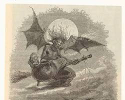 Mountain ranges in Germany , Brocken mountain Germany with witches 